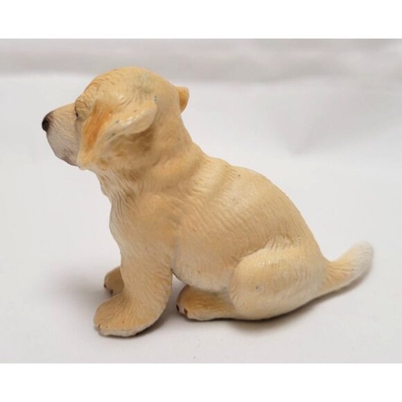 Vintage Schleich Yellow Labrador Lab Puppy 1.5" Tall Figurine D73527 - Picture 4 of 8